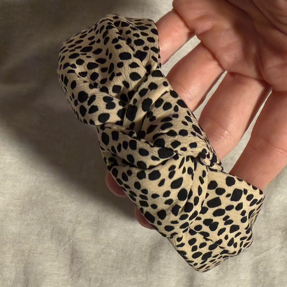 Target Tan and Black Spotted Headband